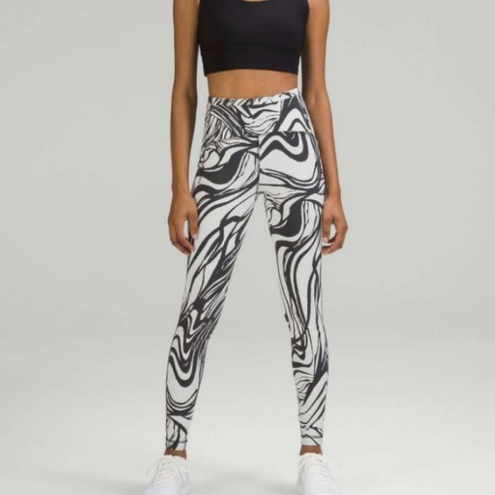 Lululemon Swift Speed High Rise Leggings Size 6 Graphite Gray